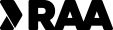 The RAA logo in black